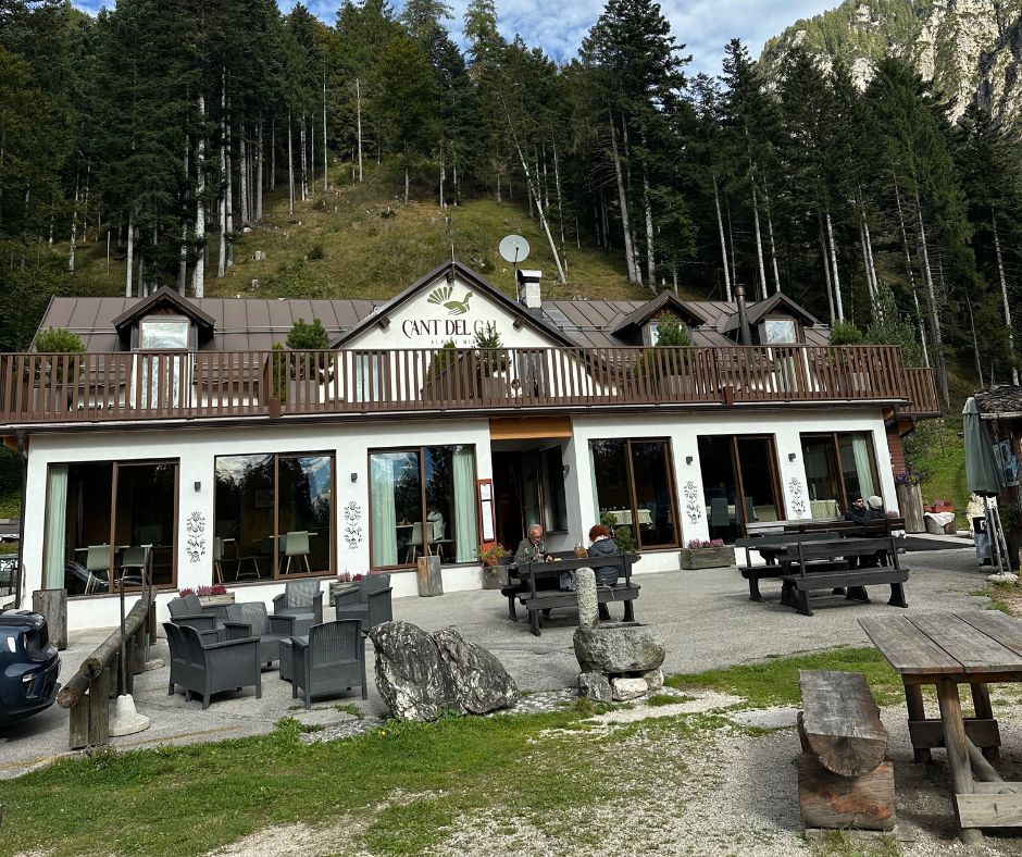 Un rifugio di montagna
